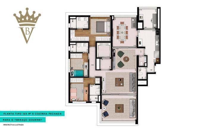 Apartamento à venda com 3 quartos, 166m² - Foto 37