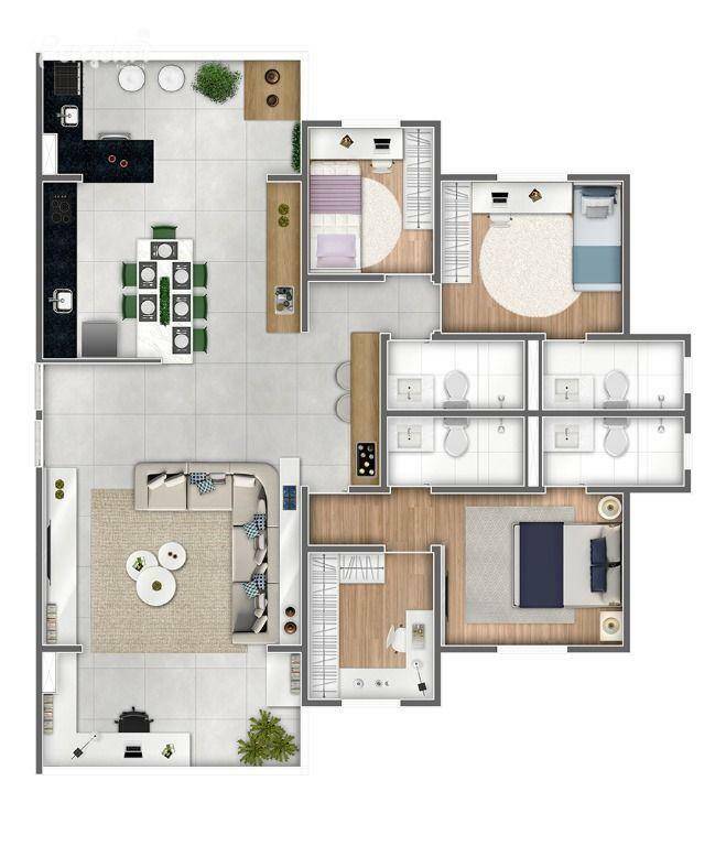 Apartamento à venda com 2 quartos, 60m² - Foto 31