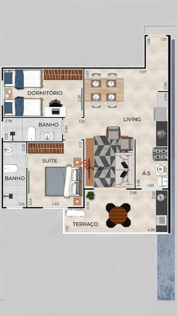 Apartamento à venda com 2 quartos, 63m² - Foto 17