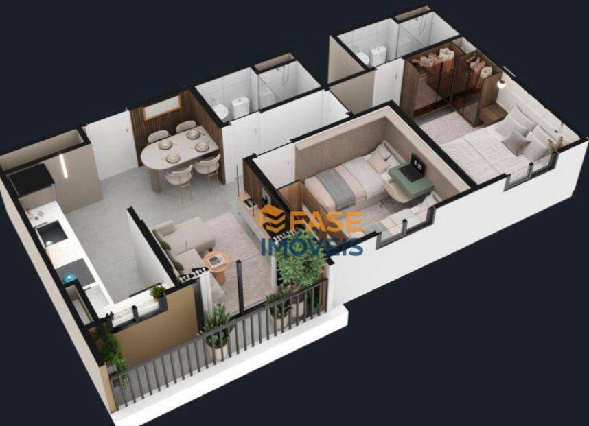 Apartamento à venda com 2 quartos, 45m² - Foto 7