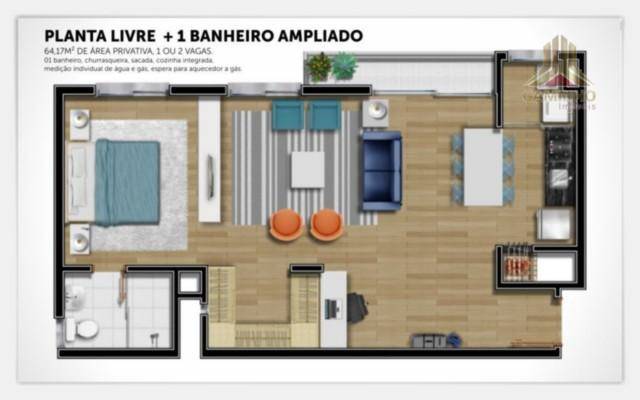 Apartamento à venda com 2 quartos, 64m² - Foto 15