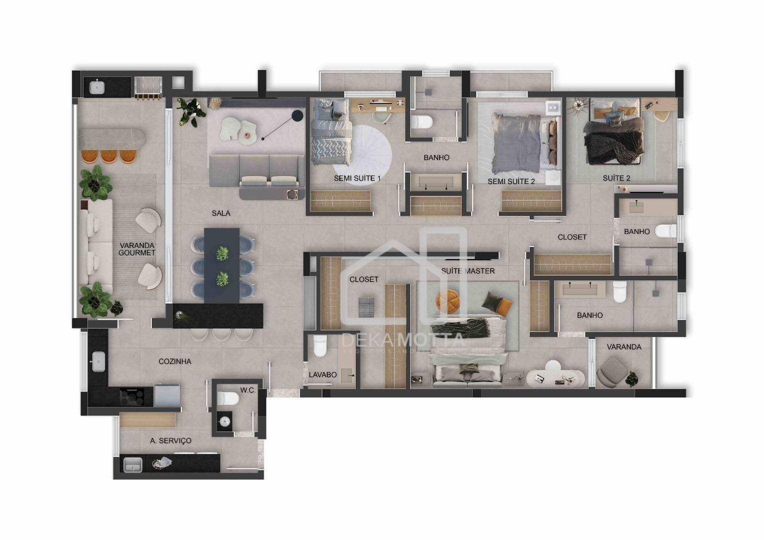 Apartamento à venda com 3 quartos, 171m² - Foto 27