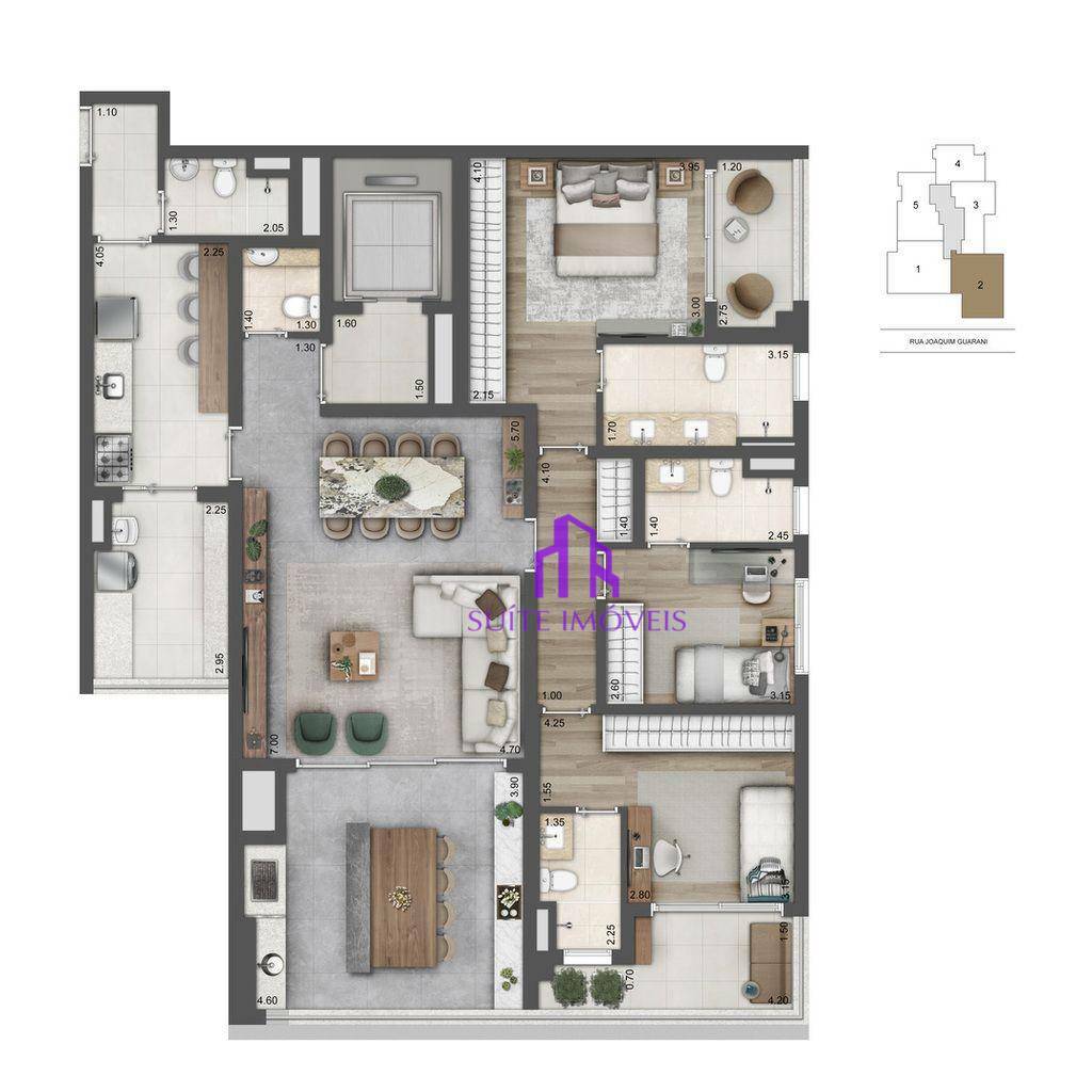 Apartamento à venda com 3 quartos, 156m² - Foto 21