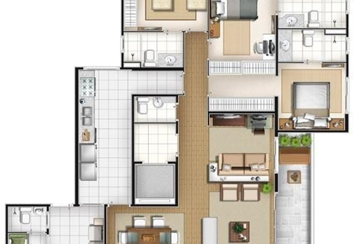 Apartamento à venda com 3 quartos, 130m² - Foto 6