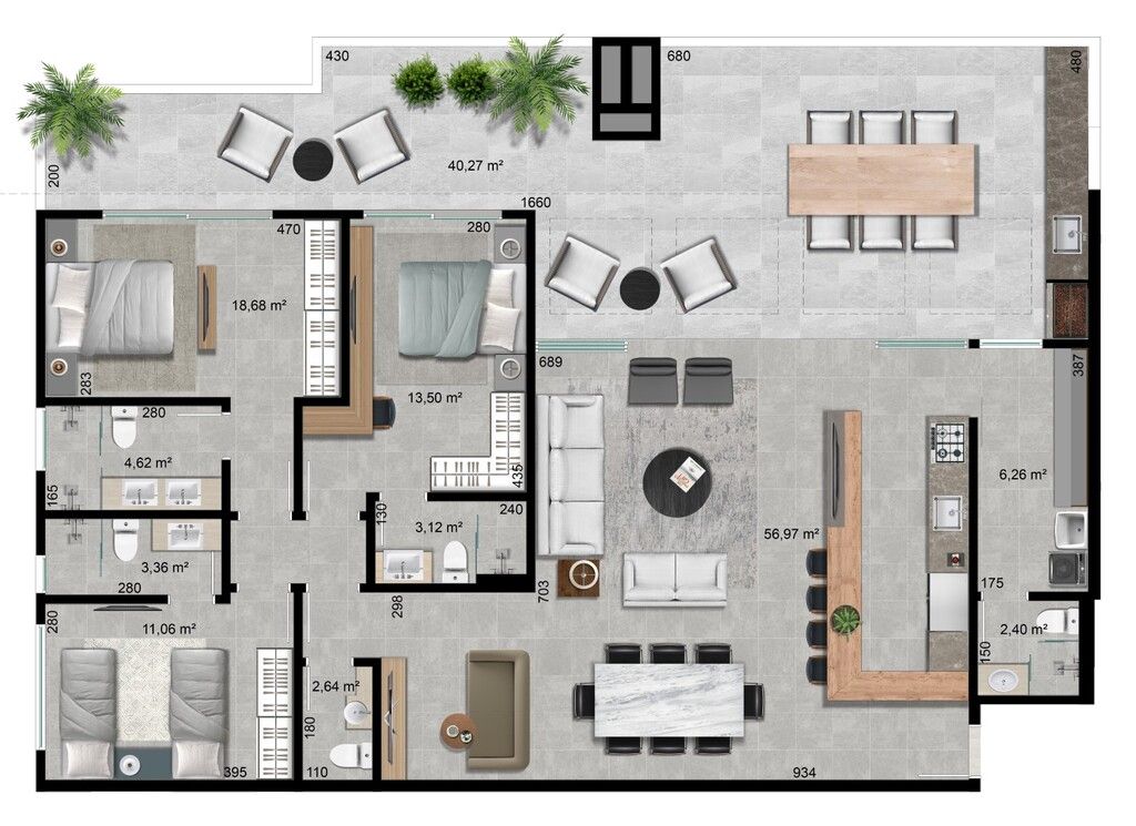 Cobertura à venda com 4 quartos, 312m² - Foto 26