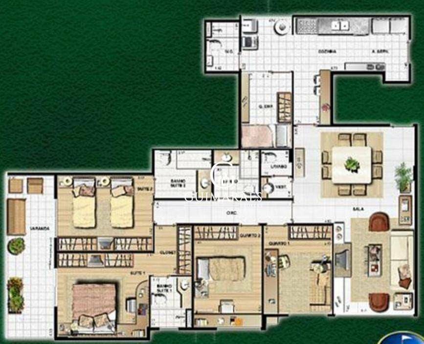 Apartamento à venda com 2 quartos, 147m² - Foto 15