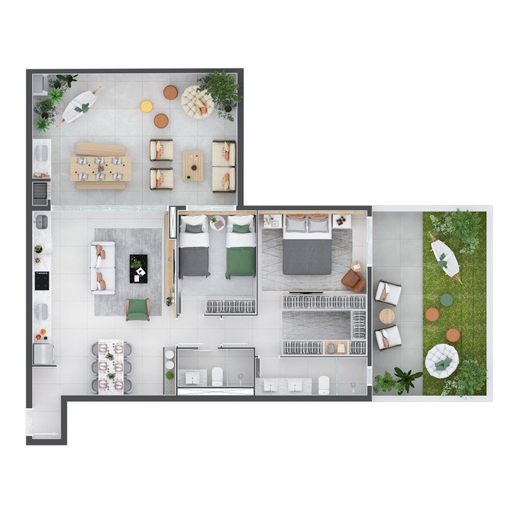 Apartamento à venda com 2 quartos, 6051m² - Foto 35