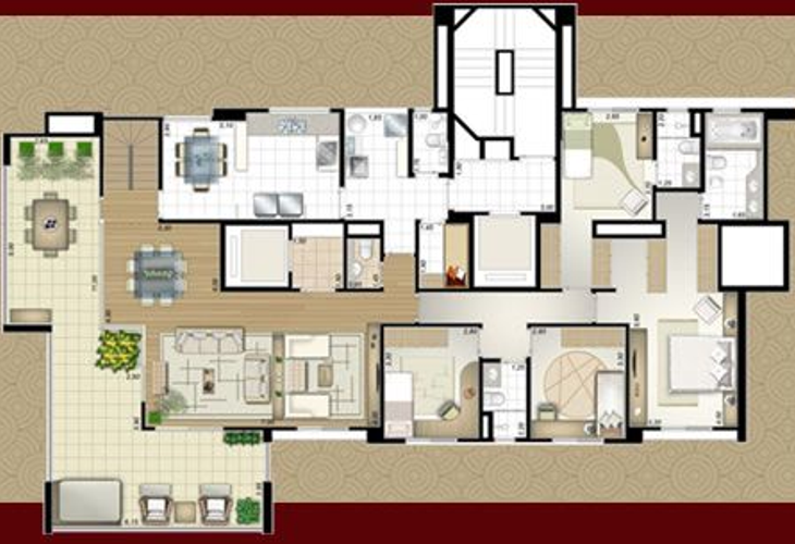 Apartamento à venda com 4 quartos, 238m² - Foto 9