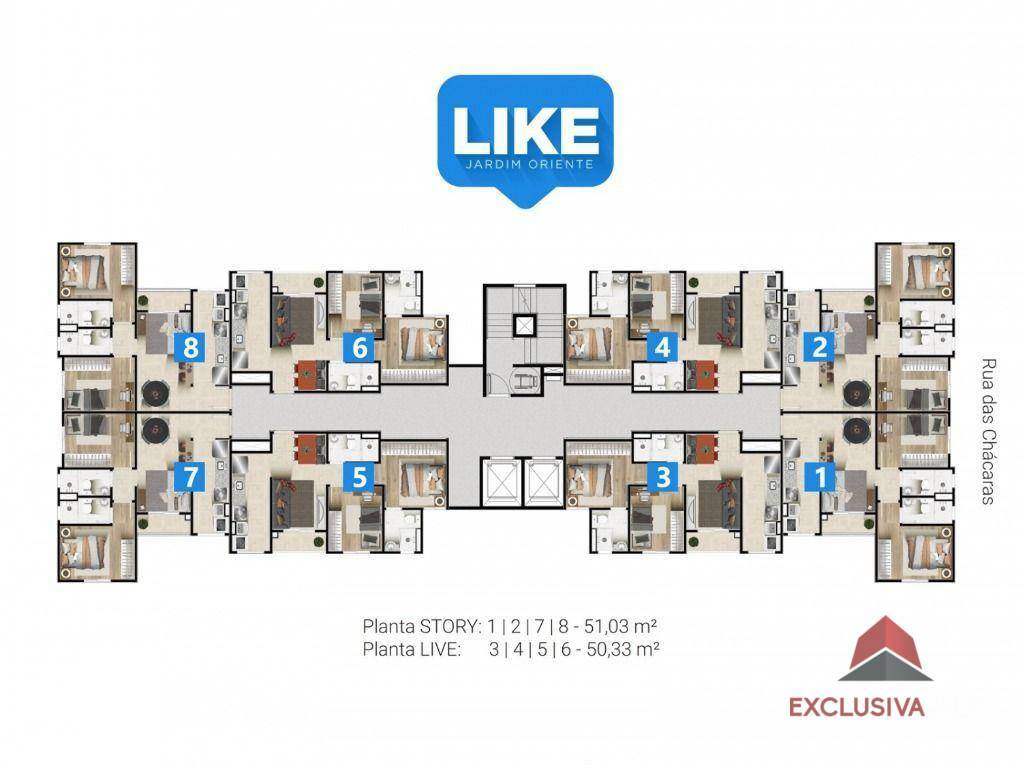 Apartamento para alugar com 2 quartos, 51m² - Foto 51