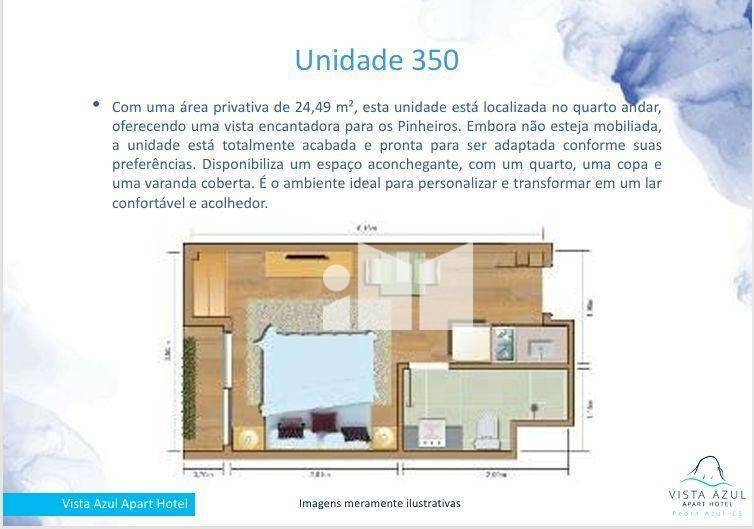 Flat/Apart Hotel à venda com 1 quarto, 55m² - Foto 22