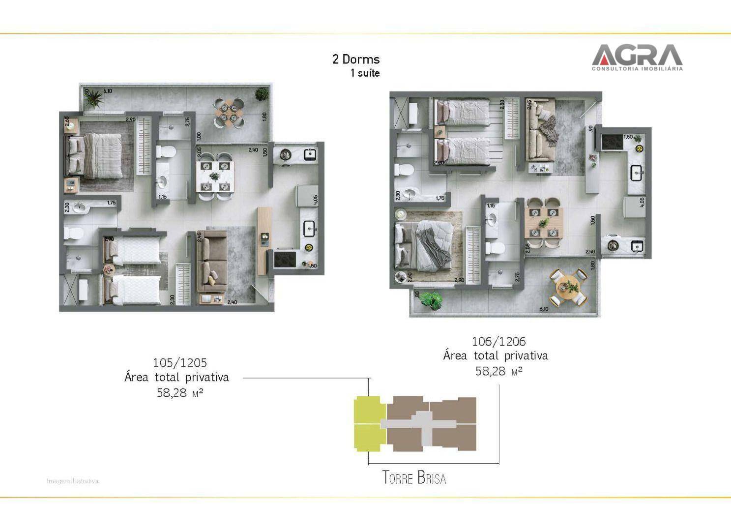 Apartamento à venda com 2 quartos, 68m² - Foto 18