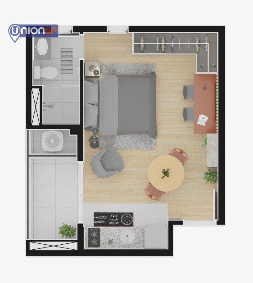 Apartamento à venda com 1 quarto, 35m² - Foto 14