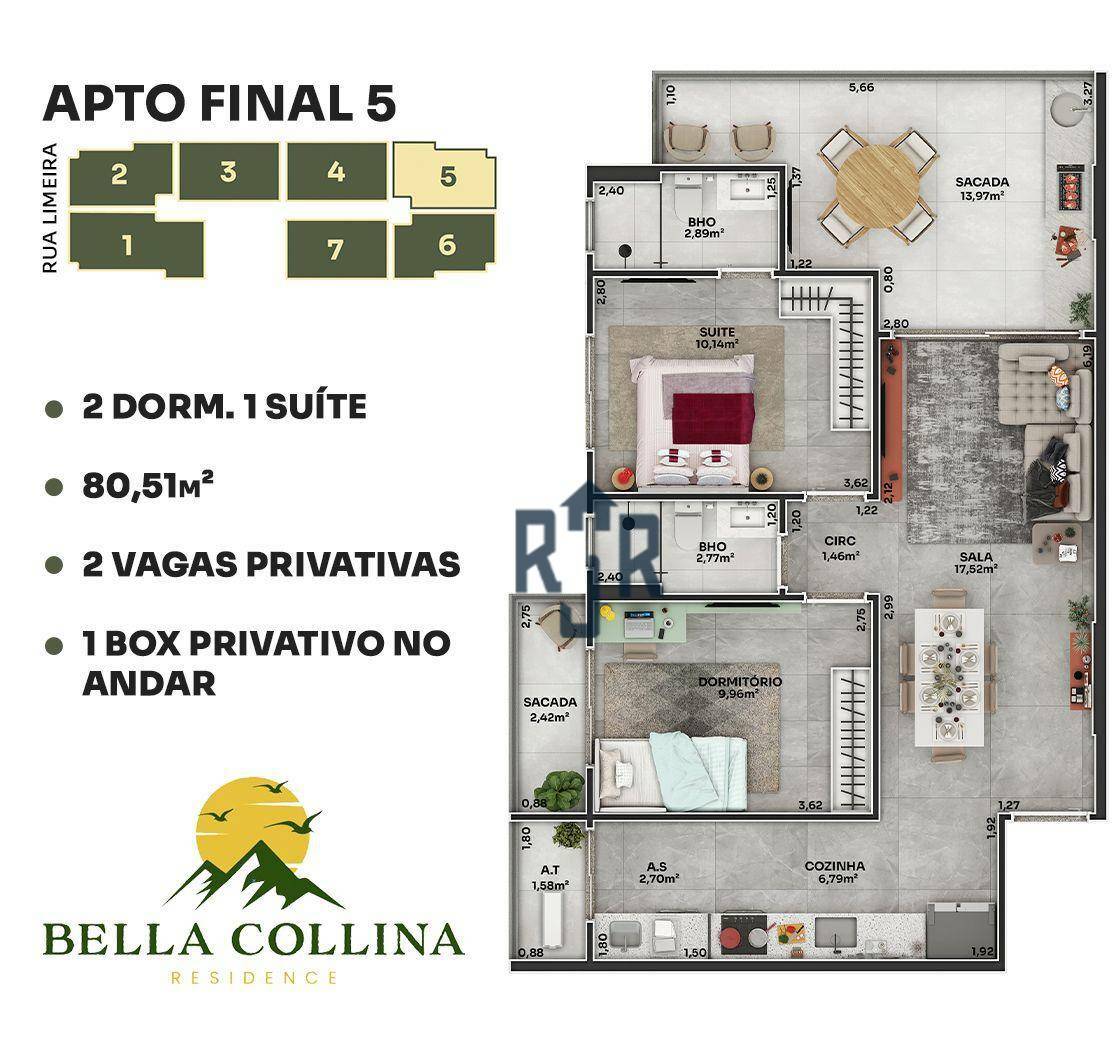 Apartamento à venda com 2 quartos, 80m² - Foto 28