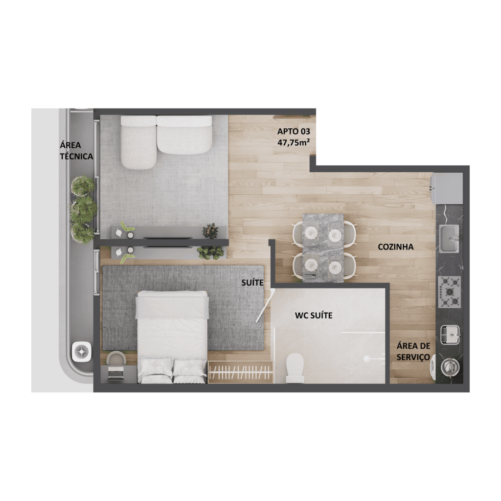 Apartamento à venda com 2 quartos, 50m² - Foto 17