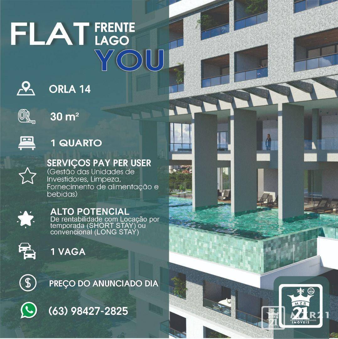 Flat/Apart Hotel à venda com 1 quarto, 30m² - Foto 2