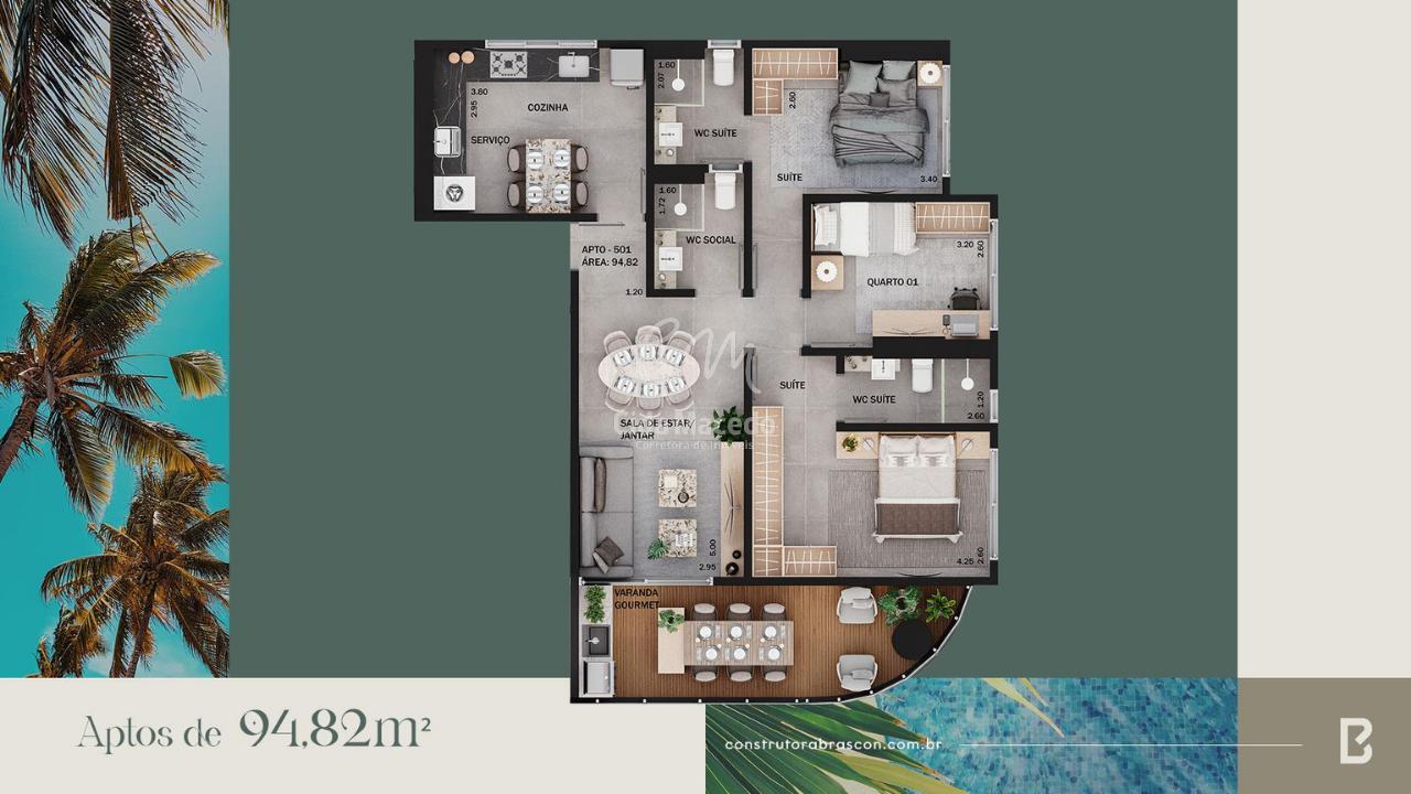 Apartamento à venda com 3 quartos, 94m² - Foto 39