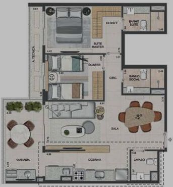 Apartamento à venda com 4 quartos, 133m² - Foto 27