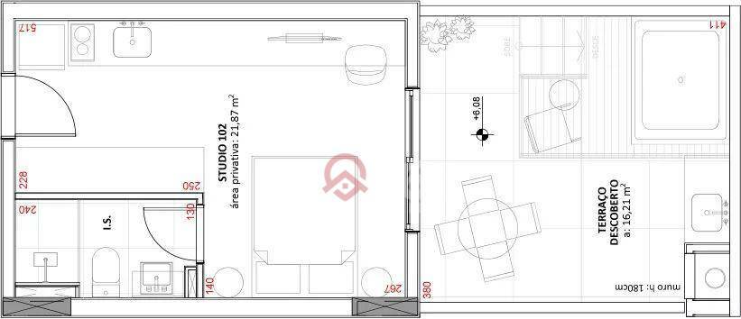 Kitnet e Studio à venda com 1 quarto, 21m² - Foto 17