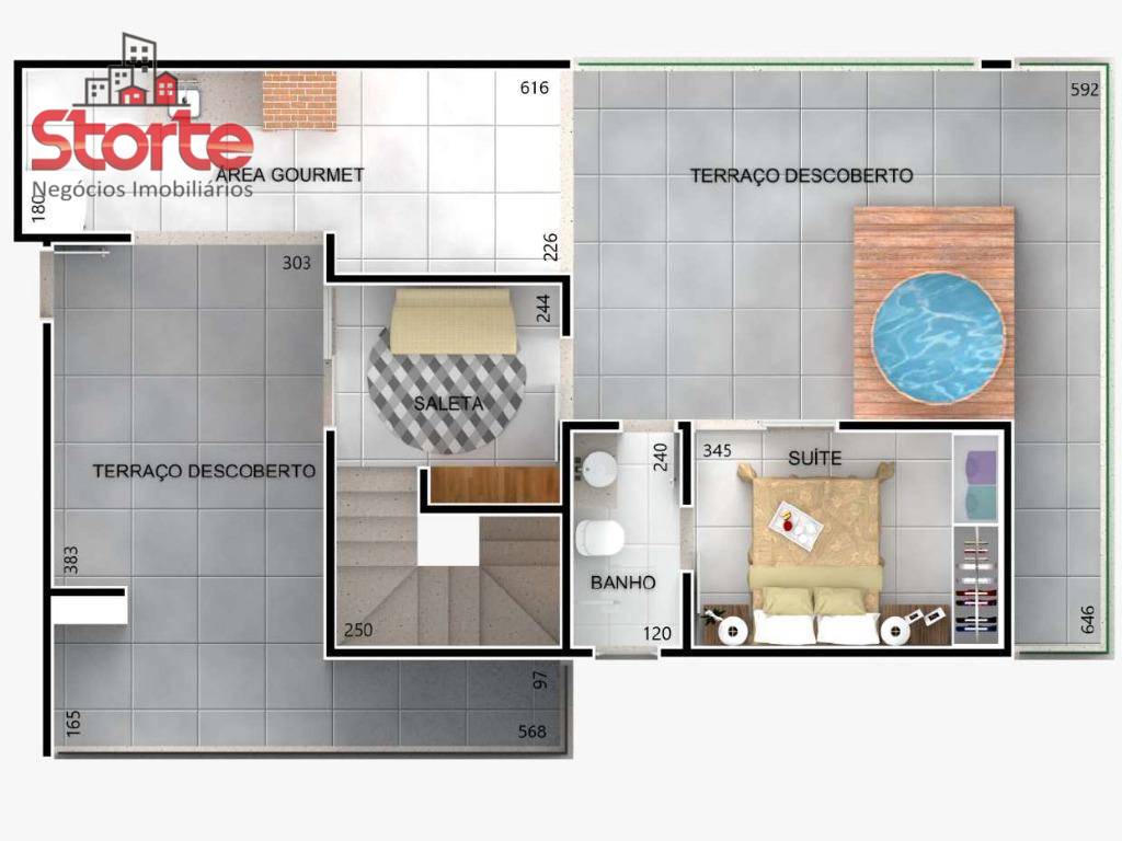 Cobertura à venda com 3 quartos, 172m² - Foto 13