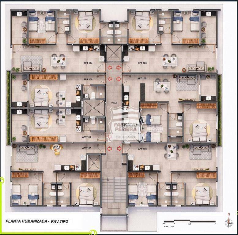 Apartamento à venda com 2 quartos, 56m² - Foto 6