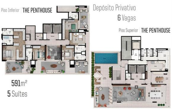 Apartamento à venda com 4 quartos, 591m² - Foto 14