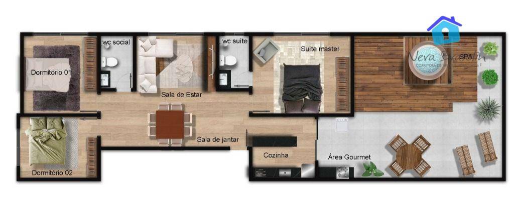 Apartamento à venda com 1 quarto, 43m² - Foto 24