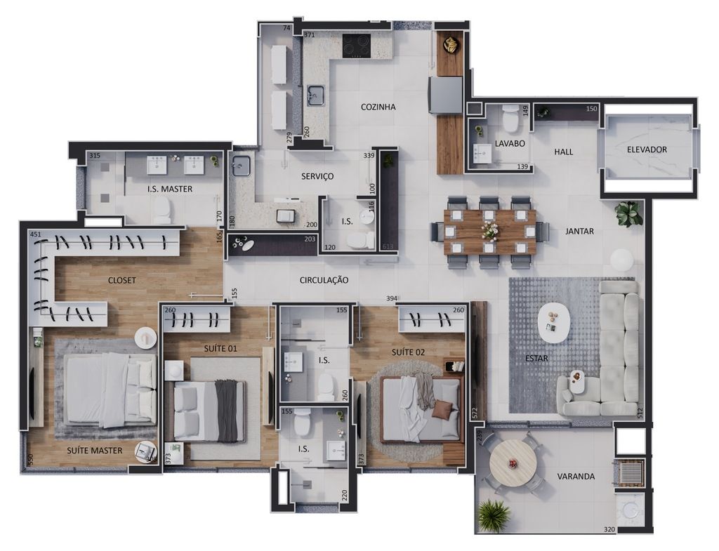 Apartamento à venda com 3 quartos, 131m² - Foto 24