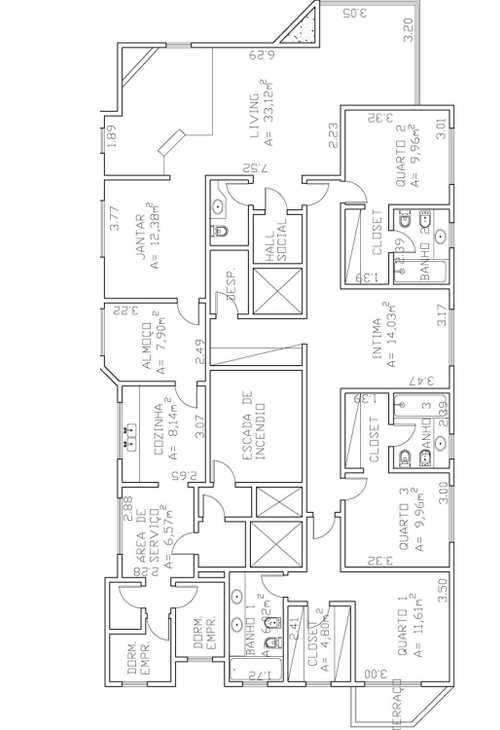 Apartamento à venda com 3 quartos, 220m² - Foto 6