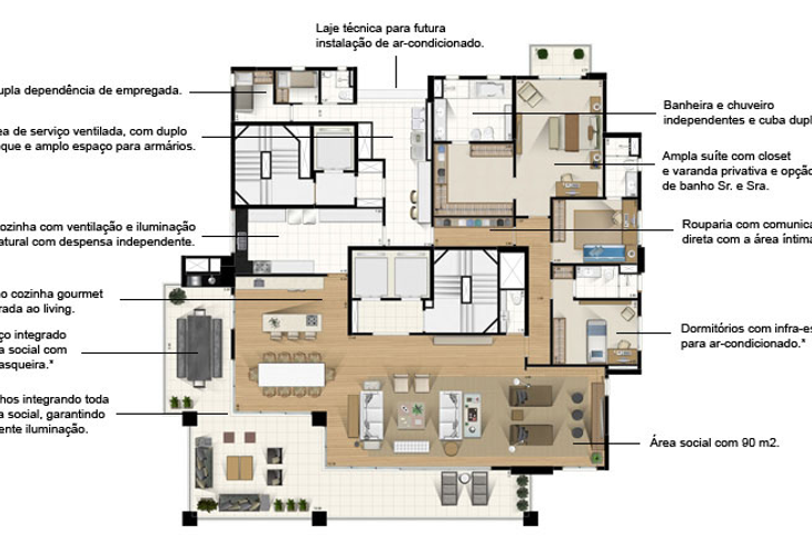 Apartamento à venda com 4 quartos, 385m² - Foto 6