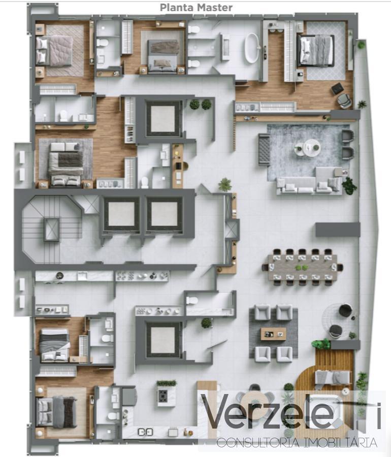 Apartamento à venda com 4 quartos, 200m² - Foto 44