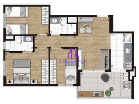 Apartamento à venda com 2 quartos, 38m² - Foto 4