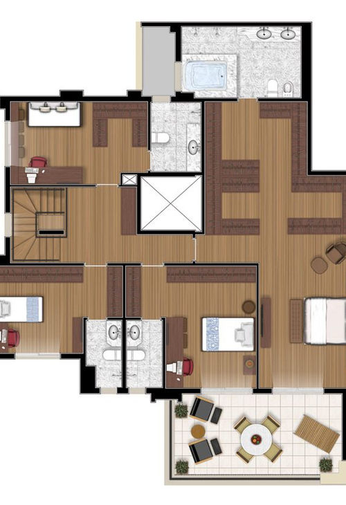 Apartamento à venda com 4 quartos, 231m² - Foto 16