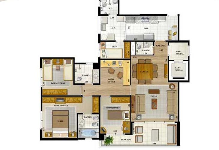 Apartamento à venda com 3 quartos, 116m² - Foto 6