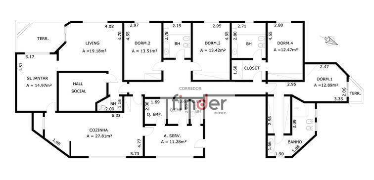 Apartamento à venda com 3 quartos, 244m² - Foto 28