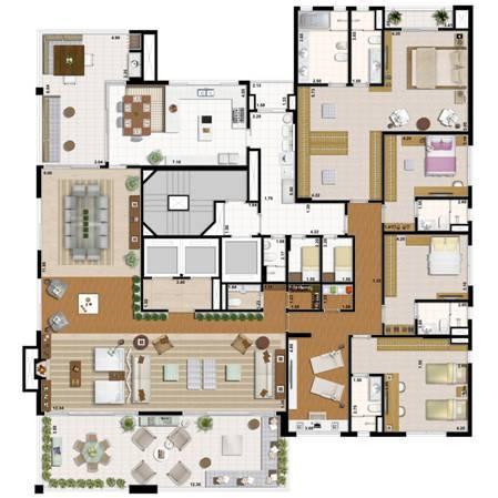 Apartamento à venda com 4 quartos, 440m² - Foto 3