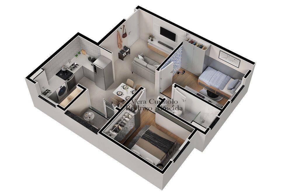 Apartamento Lançamentos com 2 quartos, 49m² - Foto 11