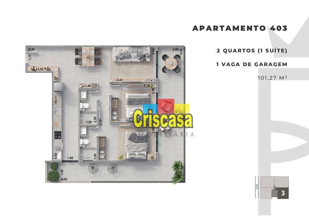 Apartamento à venda com 2 quartos, 109m² - Foto 21