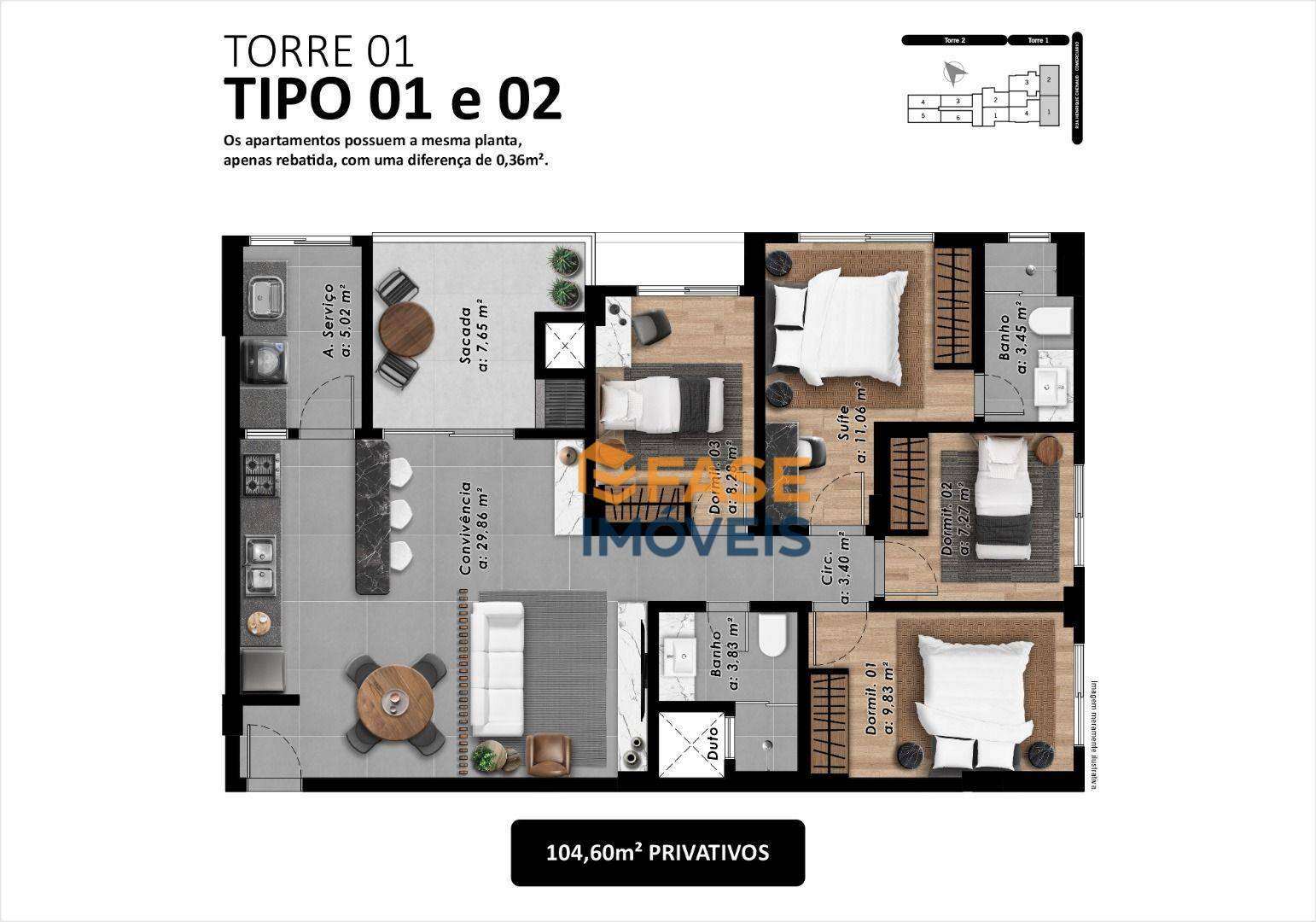 Apartamento à venda com 4 quartos, 104m² - Foto 32