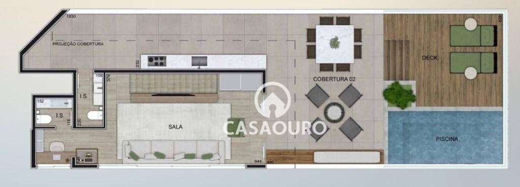 Cobertura à venda com 3 quartos, 266m² - Foto 5