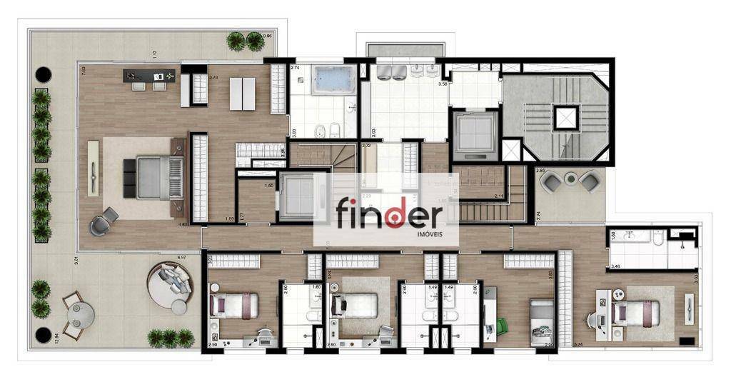 Apartamento à venda com 4 quartos, 294m² - Foto 47