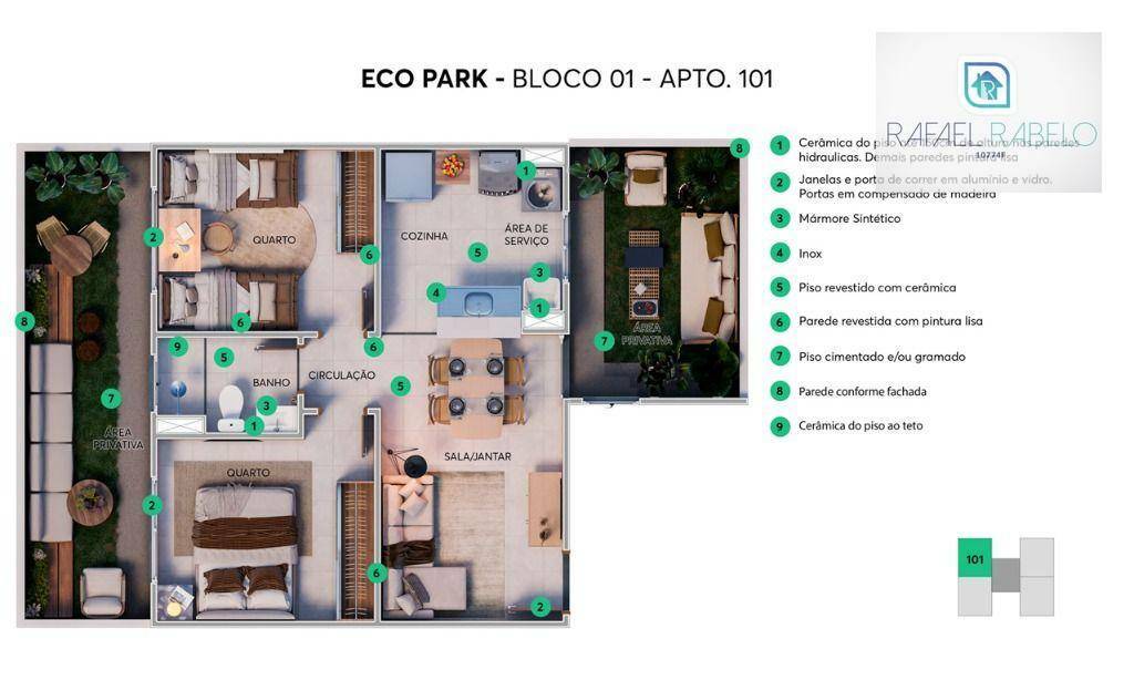 Apartamento à venda com 2 quartos, 41m² - Foto 11