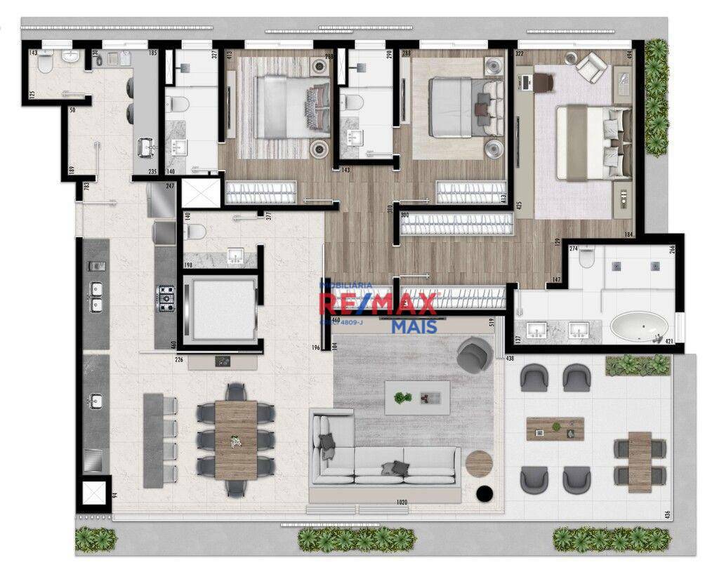 Apartamento à venda com 3 quartos, 175m² - Foto 32