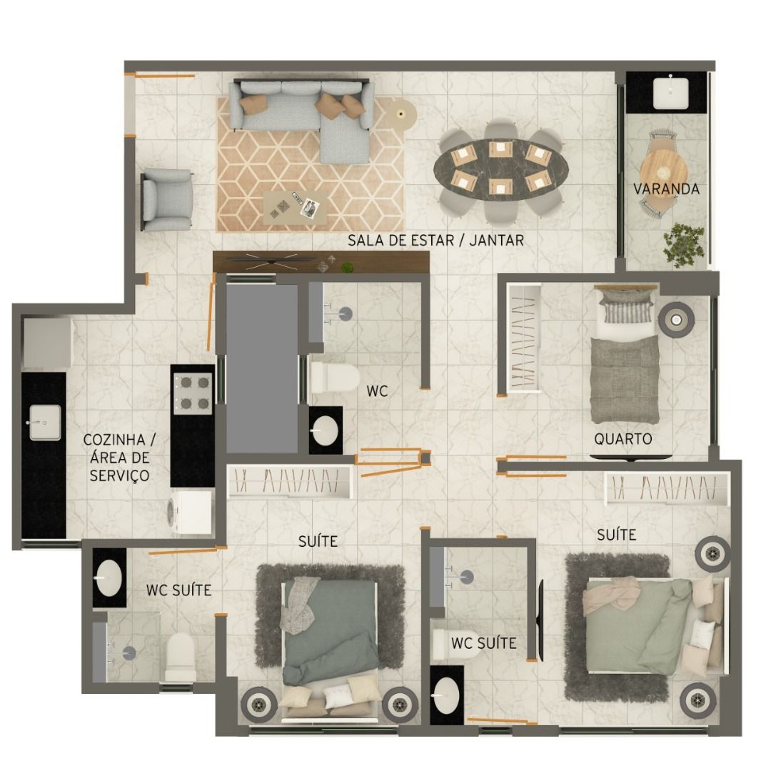 Apartamento à venda com 2 quartos, 53m² - Foto 19