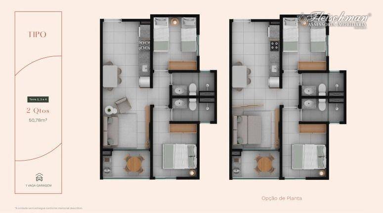 Apartamento à venda com 2 quartos, 50m² - Foto 9