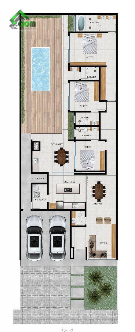 Casa, 3 quartos, 194 m² - Foto 9