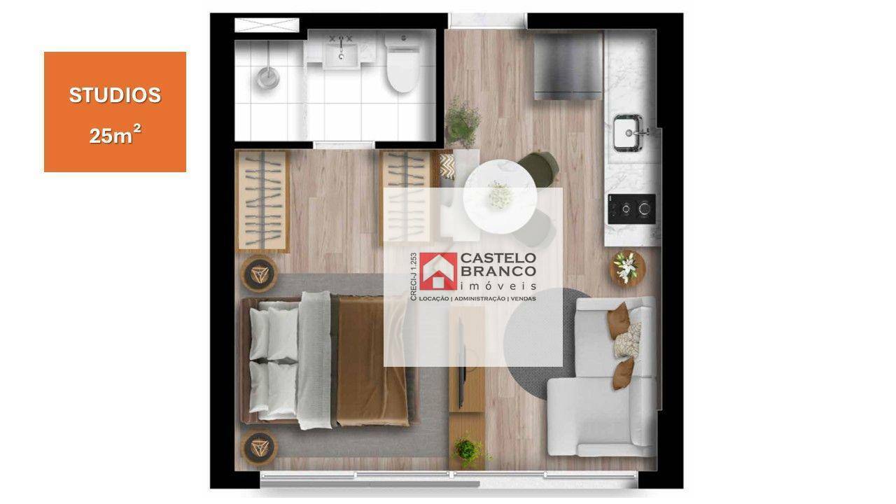 Apartamento à venda com 1 quarto, 25m² - Foto 28