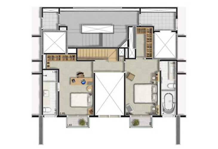 Apartamento à venda com 2 quartos, 130m² - Foto 2