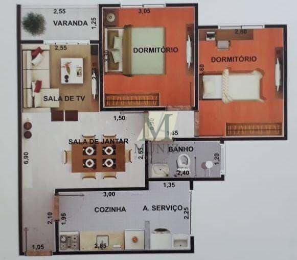 Apartamento à venda com 2 quartos, 61m² - Foto 31