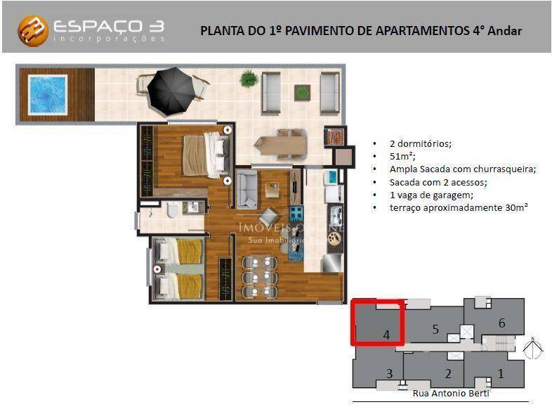 Apartamento à venda com 2 quartos, 51m² - Foto 12