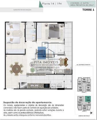 Apartamento à venda com 2 quartos, 80m² - Foto 25